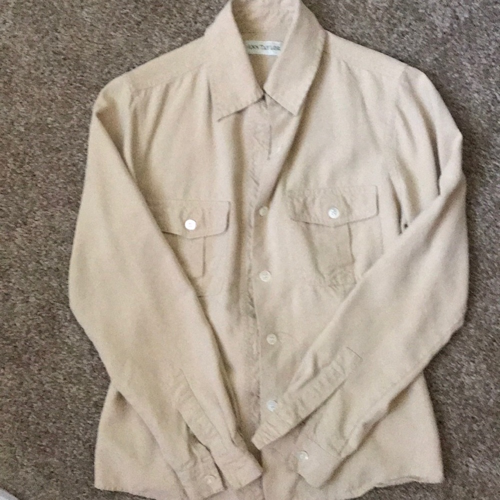 Ann Taylor 100% Silk Button Down Shirt!